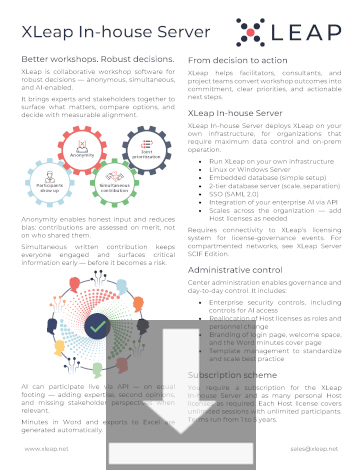 Download Datasheet - XLeap In-house Server