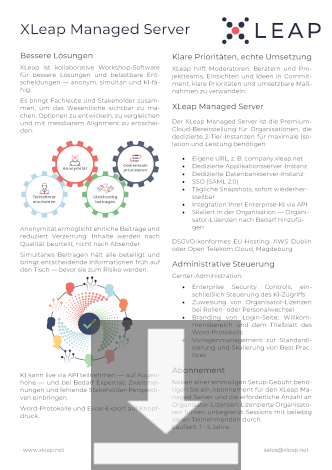 Datenblatt XLeap Managed Server herunterladen