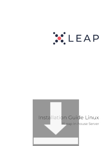 Download the Installation Guide Linux for In-house Server