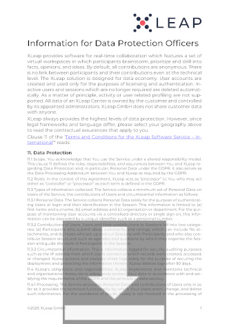 Information for Privacy Officers